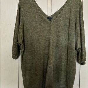 Talbots Olive Knit Sweater